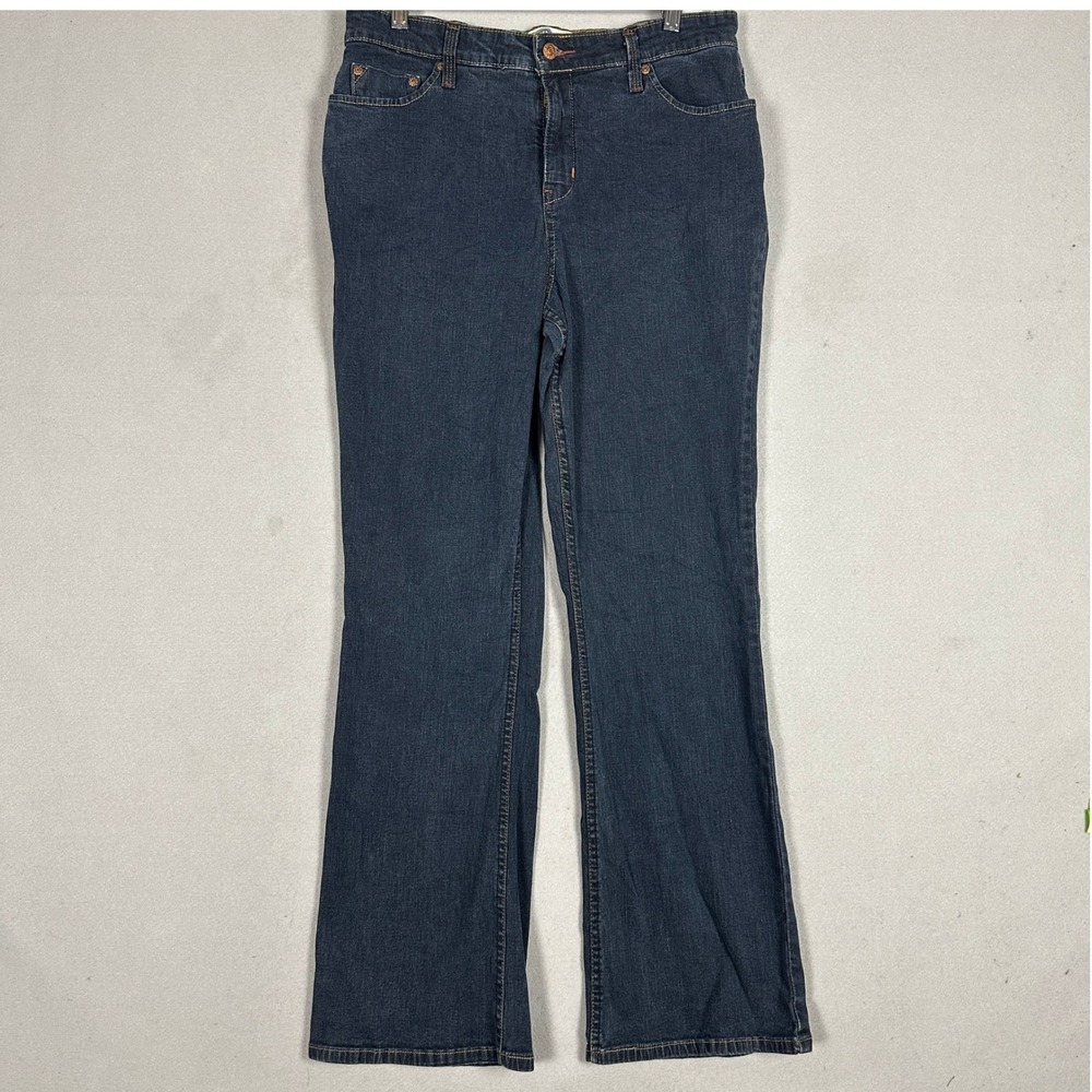 Signature by Levi Strauss & Co. Jeans Womens 14 Medium Blue At Waist Bootcut EUC